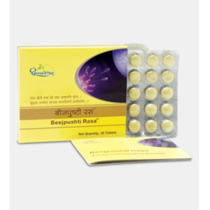 Dhootapapeshwar - Beejpushti Rasa - 30 Tablet